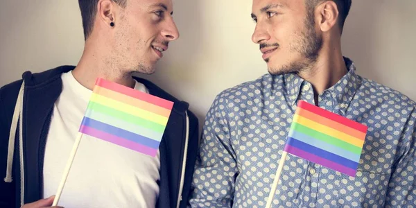 Bello gay coppia — Foto Stock