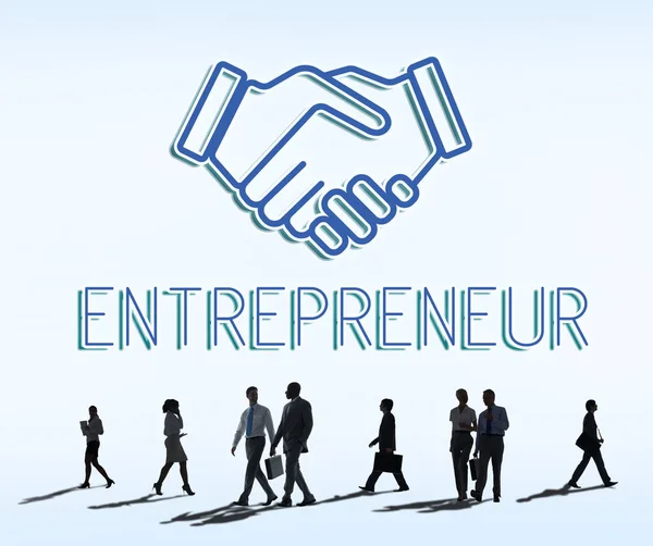 Empresários a trabalhar em conjunto — Fotografia de Stock