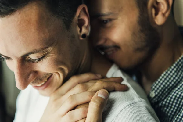 Gay casal no amor — Fotografia de Stock