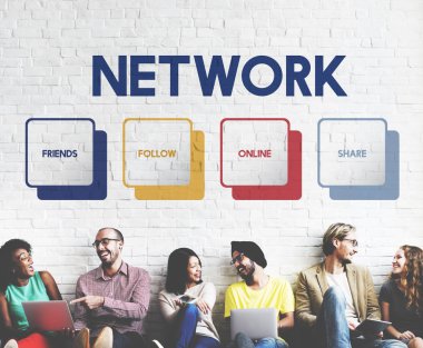 çeşitlilik arkadaşlar duvarının yakınında