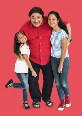 Asya aile Studio kavramı sarılma