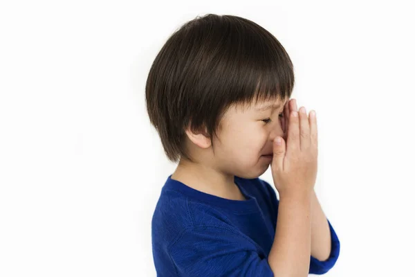 Asian Boy posing in Studio — Stock Photo, Image