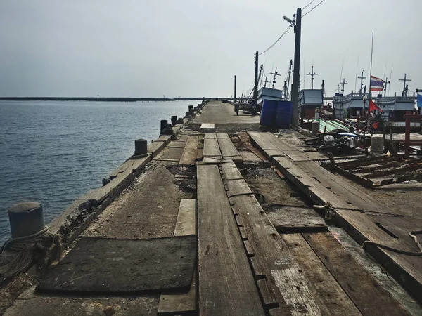 Pesca Barco en el mar — Foto de Stock