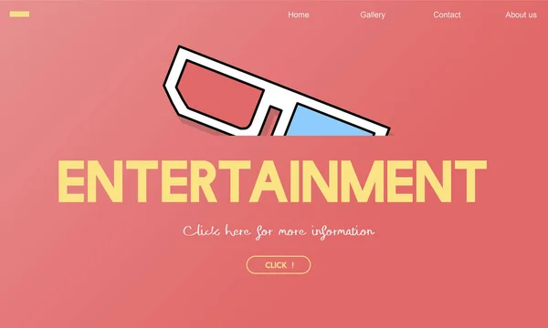 Banner creativo del sito web — Foto Stock