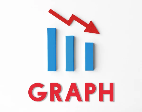 Gráfico Crescimento e Sucesso Conceito — Fotografia de Stock
