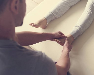 İnsanlar masaj yapmak eğitim