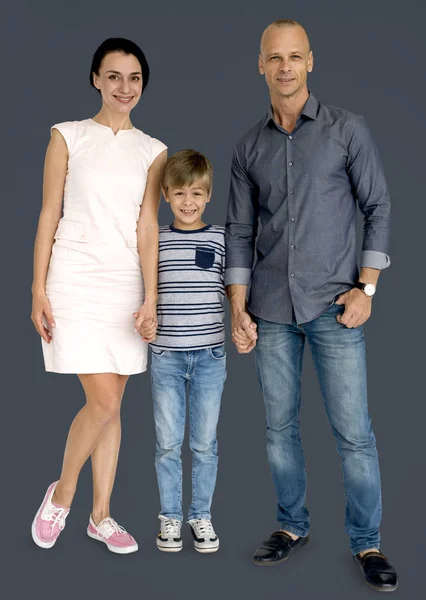 American Family Holding Hands — Stock Photo, Image