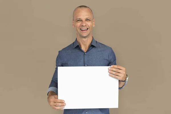 Hombre posando en estudio — Foto de Stock