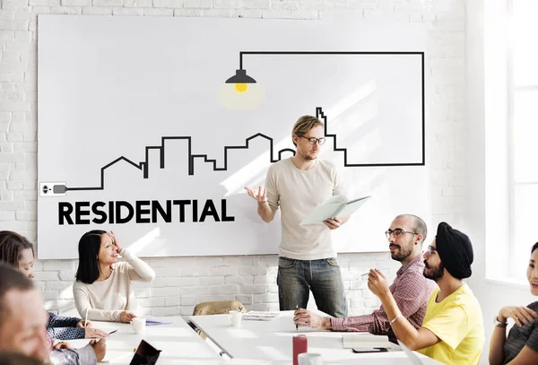 Empresários em reunião — Fotografia de Stock