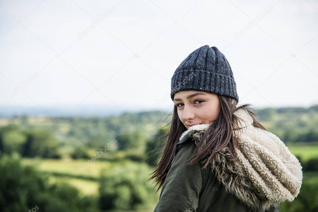 Young woman smiling 