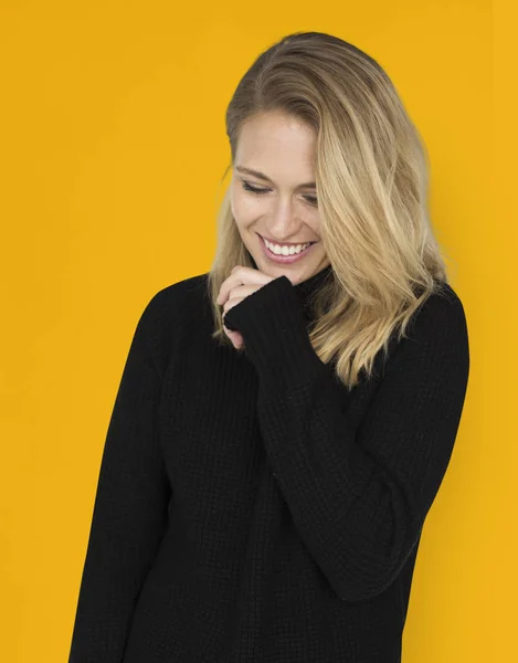 Sonriente mujer caucásica —  Fotos de Stock