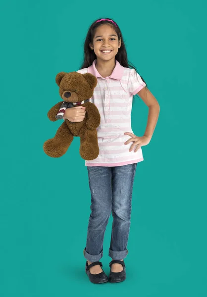 Little Girl posing in studio — Stock Photo, Image