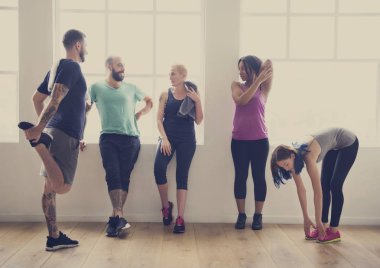 insanlar Yoga sonra soğutma 