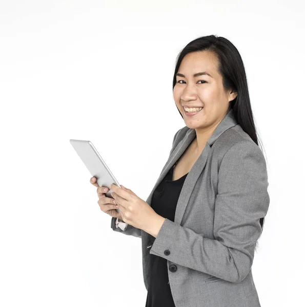 Business Woman using digital tablet — Stock Photo, Image