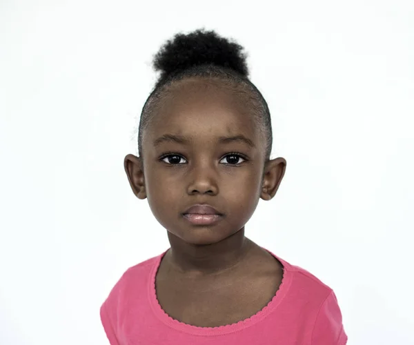 Dziewczynka Afryki w studio — Zdjęcie stockowe