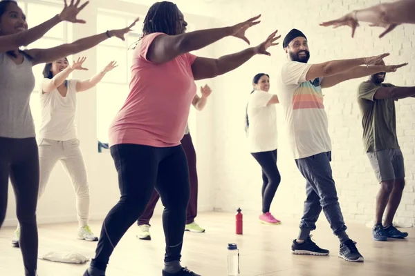 Group Exercise in the Class — Stock Photo, Image