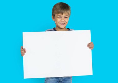 küçük çocuk Studio poz