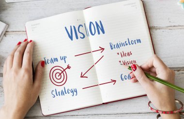 Günlüğe notlar yazan kadın