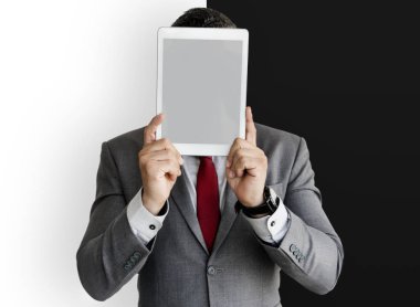 İşadamı çift profesyonel girişimci kavramı