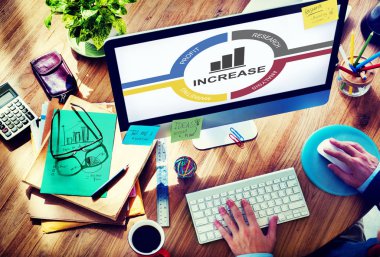 klavyede yazarak işadamı