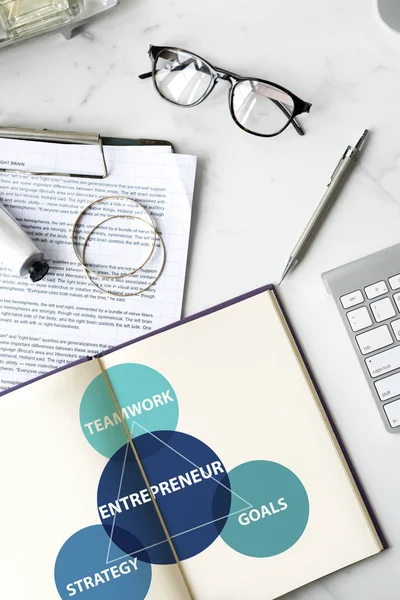 özel tertipçi ve masa üstünde klavye