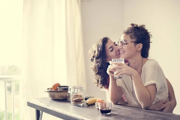 Lesbian Couple spending time Together — Stock Photo, Image