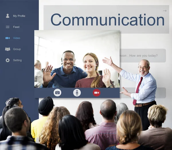 Konferanstaki iş adamları 