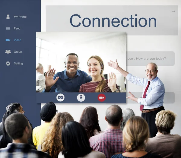 Konferanstaki iş adamları 