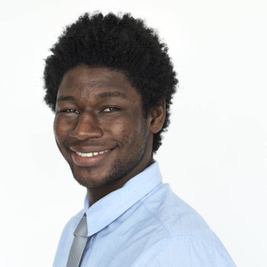 Afrikalı erkek gülümseyen 