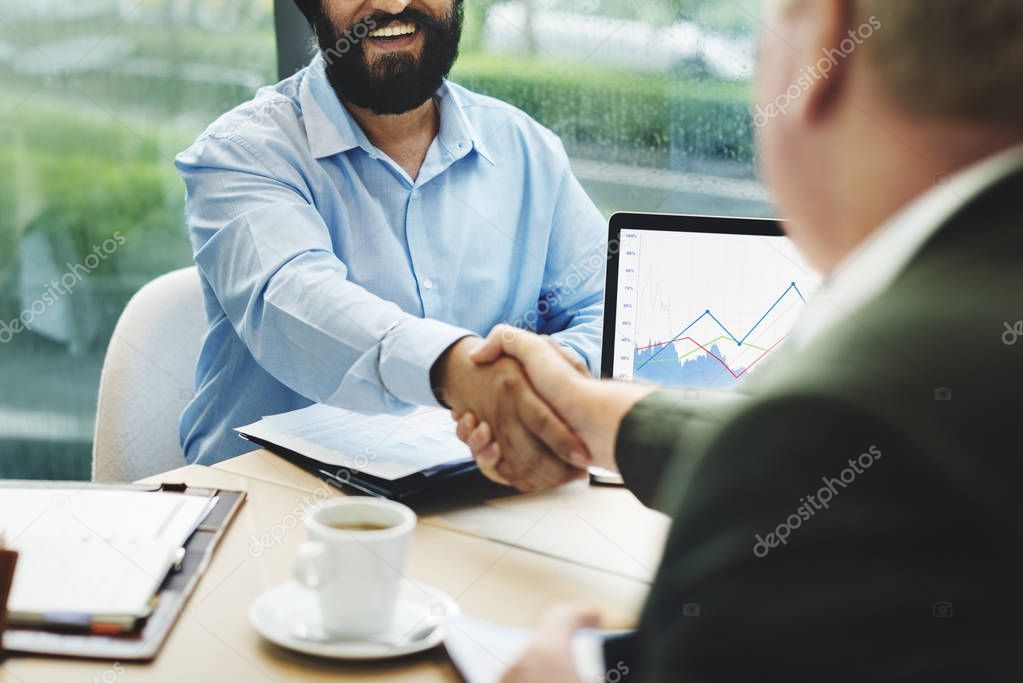 Business People Shaking Hands 