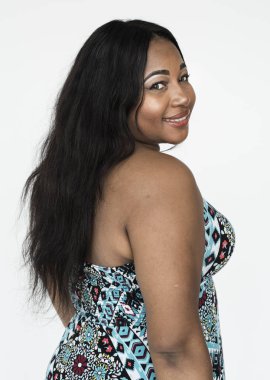 Mutlu Afrikalı kadın