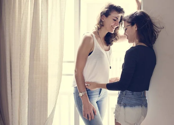 Couple lesbien passer du temps ensemble — Photo