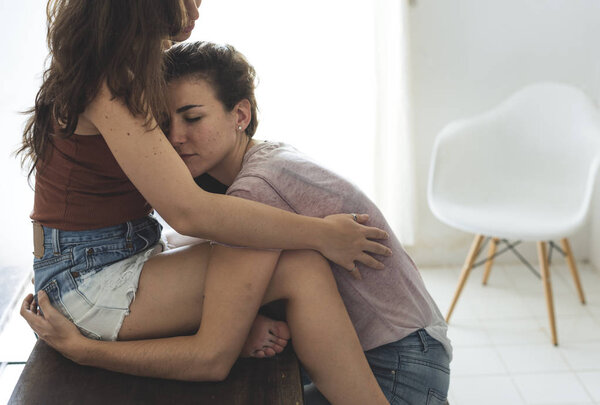 Lesbian Couple spending time Together