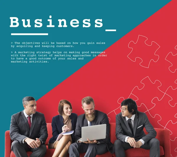 Businesspeople Working together — Stock Photo, Image