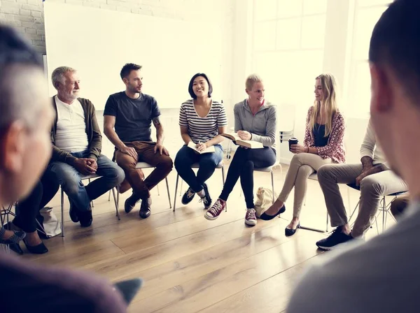 People at the Meeting in Office