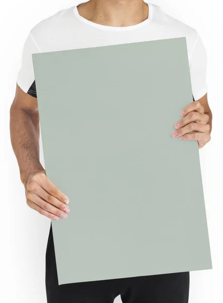 Placard Copyspace conceito em branco — Fotografia de Stock