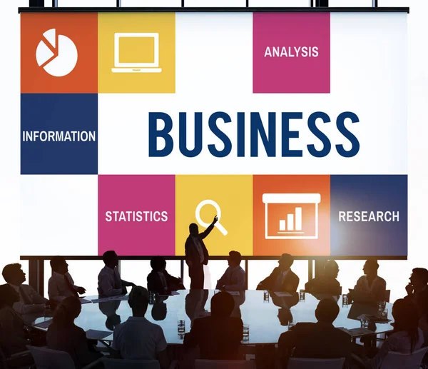 Aantal succesvolle zakenmensen — Stockfoto