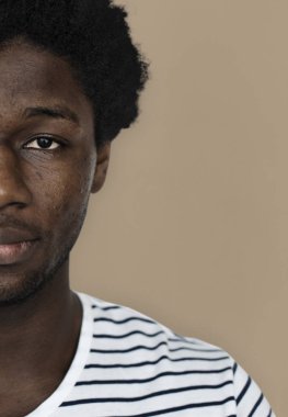 Güven Afrika adam yüz 