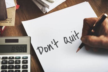 iş kişi yazılı notları