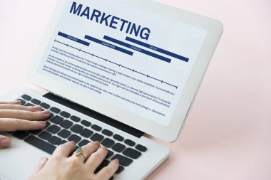 Dizüstü bilgisayarda çalışan kadın