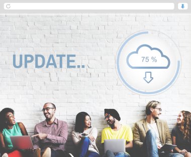çeşitlilik arkadaşlar duvarının yakınında