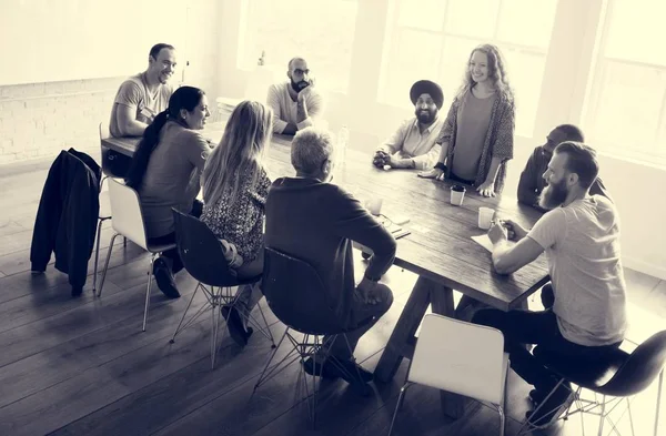 People at the Meeting in Office — Stock Photo, Image