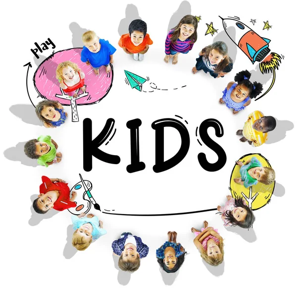 Çocukların birlikte çeşitlilik grubu 