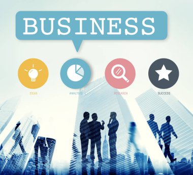 Grup başarılı iş adamları