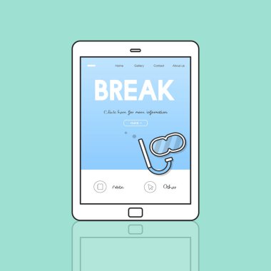 Holiday Travel Destination Vacation Icon Concept