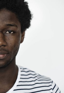 Güven Afrika adam yüz 