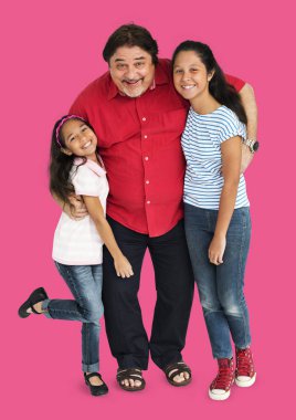 Asya aile Studio kavramı sarılma
