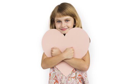 Stüdyoda kalp tutan kız