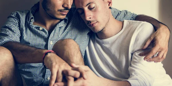 Gay coppia in amore — Foto Stock