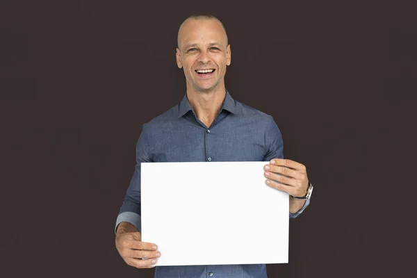 Hombre posando en estudio — Foto de Stock